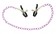 Металлическая цепочка на соски с зажимами Nipple Chain