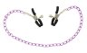 Металлическая цепочка на соски с зажимами Nipple Chain