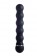 Анальный стимулятор 10-Function Beaded Anal Trainer рефленый с вибрацией черный из силикона
