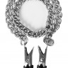 Прищепки для сосков Block Busters Nipple Clamps с цепью