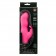 Розовый вибратор с клиторальным стимулятором PURRFECT SILICONE DELUXE DUOVIBE - 17,5 см.