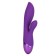 Фиолетовый вибромассажер-кролик Aura Dual Lover - 20,25 см.