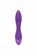 Фиолетовый вибромассажер-кролик Aura Dual Lover - 20,25 см.