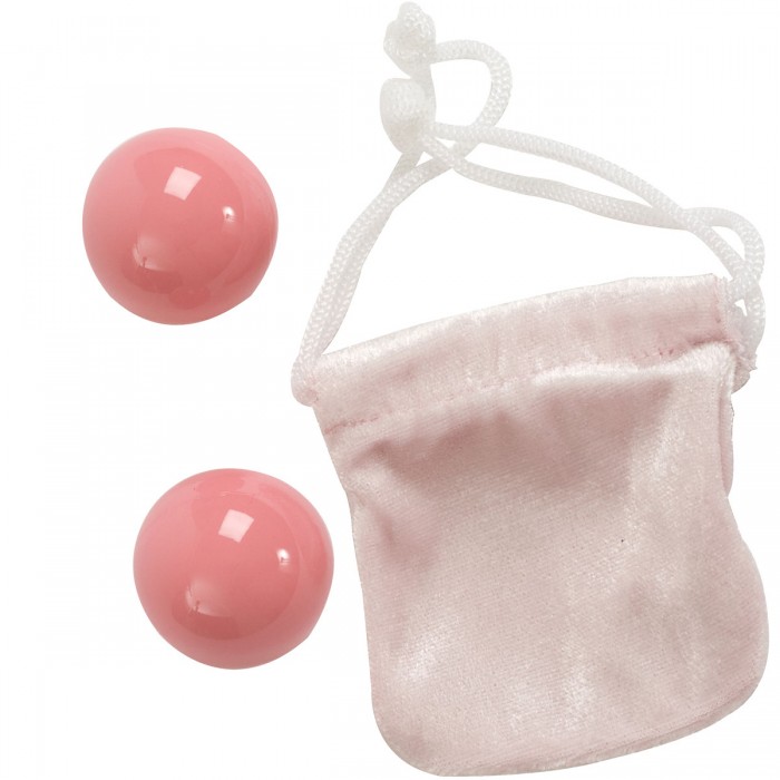 Тяжелые вагинальные шарики розового цвета X-LARGE BEN WA BALLS