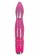 Розовый блестящий вибромассажер Starlight Gems Vela Vibrating Massager - 23,5 см.