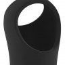 Черное эрекционное кольцо для пениса и мошонки No45 Cockring with Ball Strap
