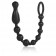 Анальная чёрная цепочка COLT Max Beads - 28 см.