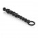 Анальная чёрная цепочка COLT Max Beads - 28 см.