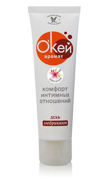 Гель-любрикант  Окей  с цветочным ароматом - 50 гр.