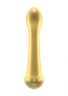 Вибратор с кристаллами The Diamond Gold - 16,5 см.