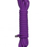 Фиолетовая веревка для бандажа Japanese rope
