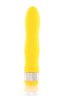 Желтый водонепроницаемый вибратор - 21,5 см.