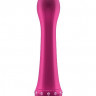 Вибратор с кристаллами The Diamond Pink - 16,5 см.