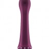 Вибратор с кристаллами The Diamond Purple - 16,5 см.