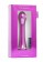 Вибратор с кристаллами The Diamond Purple - 16,5 см.