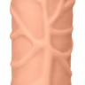 Телесная увеличивающая насадка Penis Extender - 17,5 см.