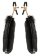 Зажимы на соски с крупными пёрышками GOLD FEATHER NIPPLE CLAMPS