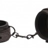 Серые наручники Elegant Hand Cuffs на карабинах