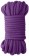Фиолетовая веревка для бондажа Japanese Rope - 10 м.