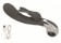 Серый вибратор Embrace Bunny Wand - 21 см.