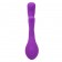 Фиолетовый вибратор с клиторальным отростком UltraZone Orchid 9X Rabbit Style Silicone Vibrator - 21,6 см.