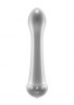 Вибратор с кристаллами The Diamond Silver - 16,5 см.