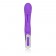 Фиолетовый вибратор Embrace Bunny Wand - 21 см.