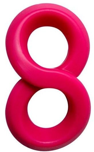Розовое эрекционное кольцо на пенис RINGS LIQUID SILICONE