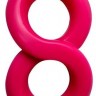 Розовое эрекционное кольцо на пенис RINGS LIQUID SILICONE