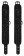 Черные поножи с распоркой Luxury Spreader Bar