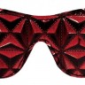 Красно-черная маска на глаза закрытого типа Luxury Eye Mask