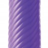 Фиолетовый ребристый вибромассажер Grape Swirl Vibe - 15,8 см.