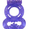 Фиолетовое эрекционное кольцо Rings Treadle с подхватом