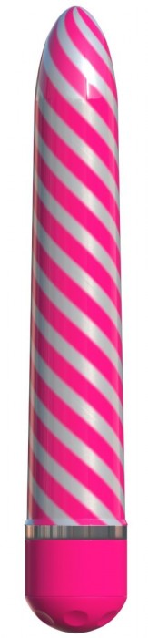 Розовый вибратор Sweet Swirl Vibrator - 21,3 см.