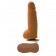 Реалистичный вибратор Average Joe The Plumber Ricardo Vibrating/Heating - 17 см.