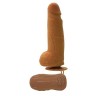 Реалистичный вибратор Average Joe The Plumber Ricardo Vibrating/Heating - 17 см.