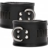 Черные поножи Restraint Ankle Cuff With Padlock