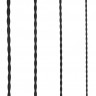 Набор из 4 черных стимуляторов уретры Spiral Screw Plug Set