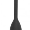 Черный уретральный виброплаг Silicone Vibrating Urethral Dilator - 21 см.
