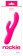 Розовый вибромассажер VeDO Rockie с клиторальным отростком - 21,9 см.