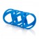 Набор насадок на пенис голубого цвета Posh Silicone Lovers Cages