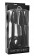 Черный двусторонний анальный стимулятор Ravens Tail 2X Dual Ended Anal Plug