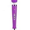 Фиолетовый вибромассажер, работающий от сети, Ultra Twizzle Trigger USB Plug - 31,5 см.
