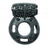 Черное эрекционное кольцо с вибрацией Rings Axle-pin