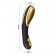 Премиум-вибромассажер Flamingo Rechargeable с нагревом  - 18 см.