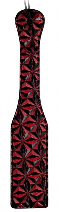 Красно-черная шлепалка Luxury Paddle - 31,5 см.