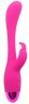 Розовый вибратор INDULGENCE Elated Rabbit - 23 см.