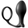 Анальная пробка Ass-Gasm Cockring Advanced Plug с эрекционным кольцом
