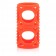 Набор оранжевых насадок на пенис Posh Silicone Lovers Cages