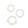 Набор из 3 прозрачных эрекционных колец различного диаметра Island Rings